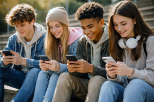 jugendliche am handy